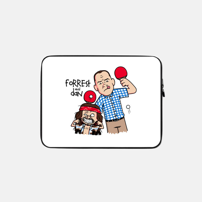 Forrest And Dan-none zippered laptop sleeve-Raffiti