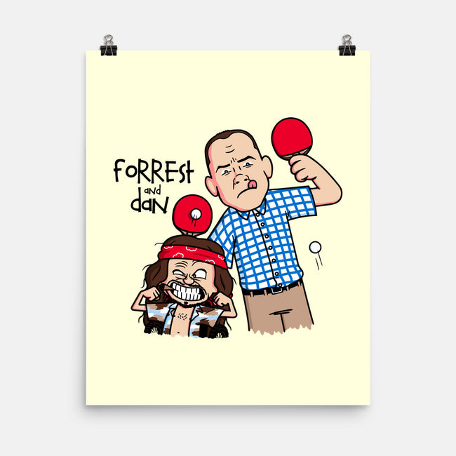 Forrest And Dan-none matte poster-Raffiti