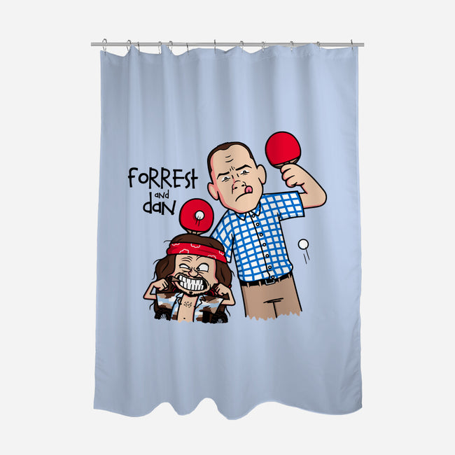 Forrest And Dan-none polyester shower curtain-Raffiti