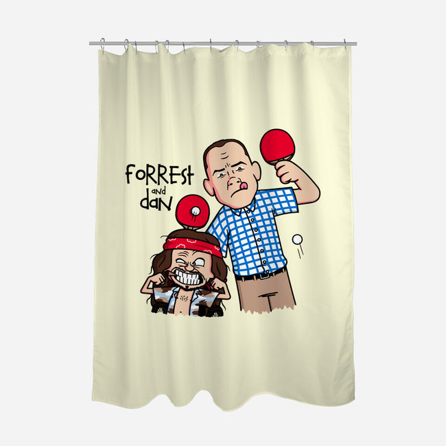 Forrest And Dan-none polyester shower curtain-Raffiti