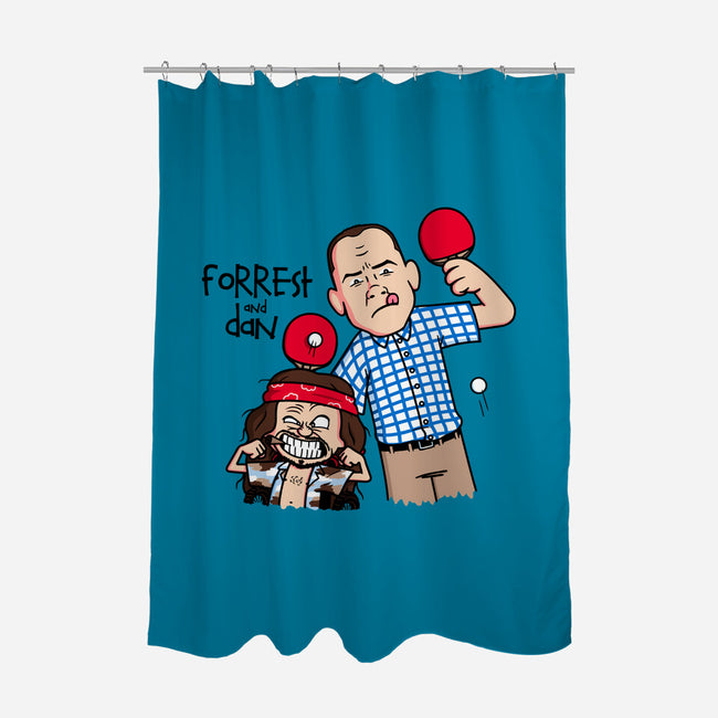 Forrest And Dan-none polyester shower curtain-Raffiti