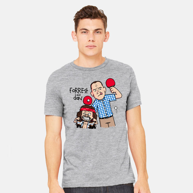 Forrest And Dan-mens heavyweight tee-Raffiti