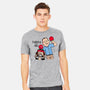 Forrest And Dan-mens heavyweight tee-Raffiti