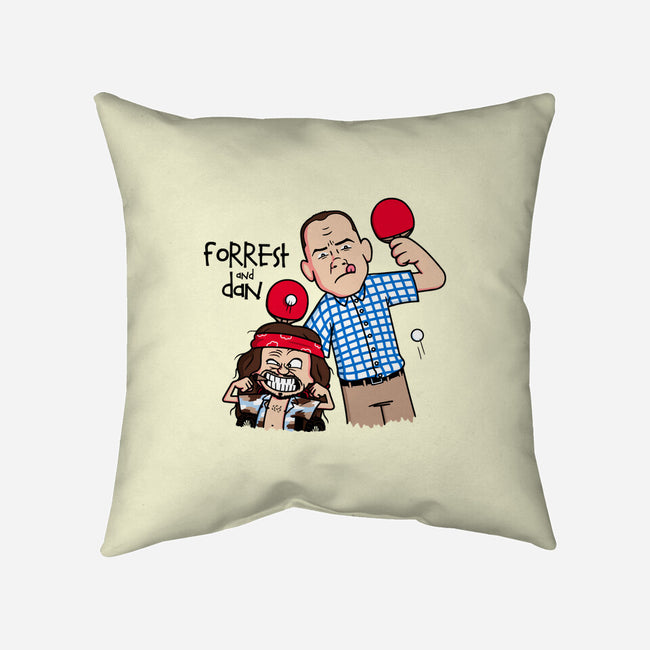 Forrest And Dan-none removable cover throw pillow-Raffiti