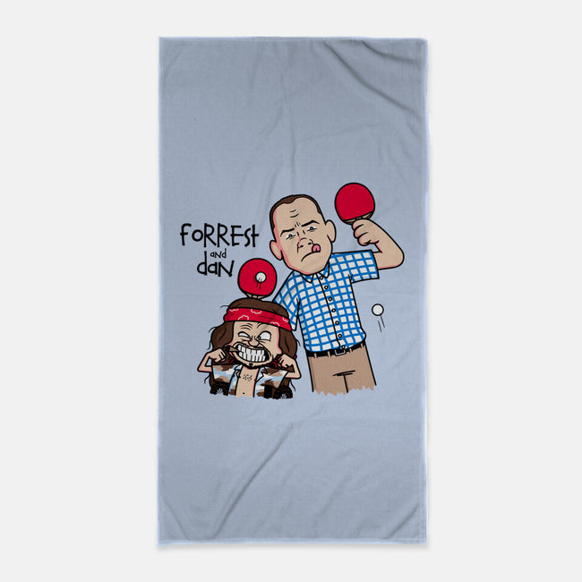 Forrest And Dan-none beach towel-Raffiti