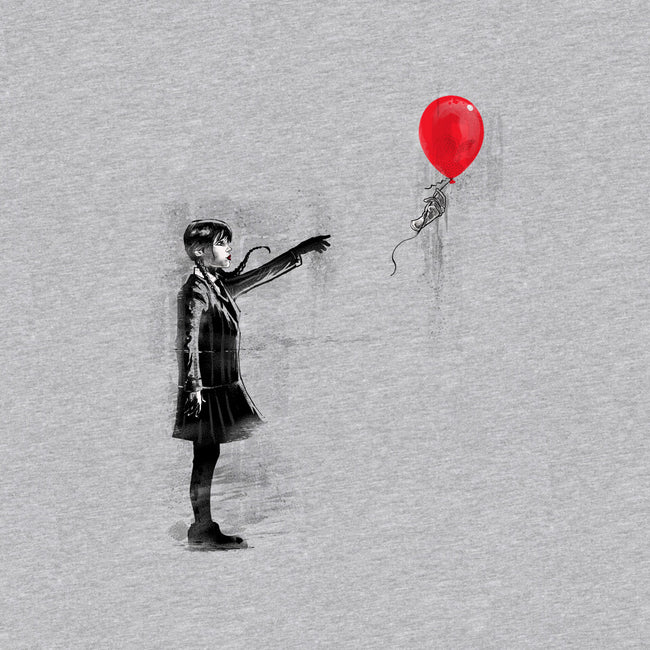 Thing With Balloon-womens fitted tee-zascanauta