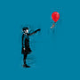 Thing With Balloon-none stretched canvas-zascanauta