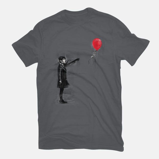Thing With Balloon-womens fitted tee-zascanauta