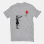 Thing With Balloon-womens fitted tee-zascanauta