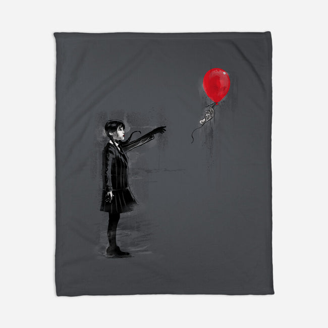 Thing With Balloon-none fleece blanket-zascanauta
