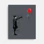 Thing With Balloon-none stretched canvas-zascanauta