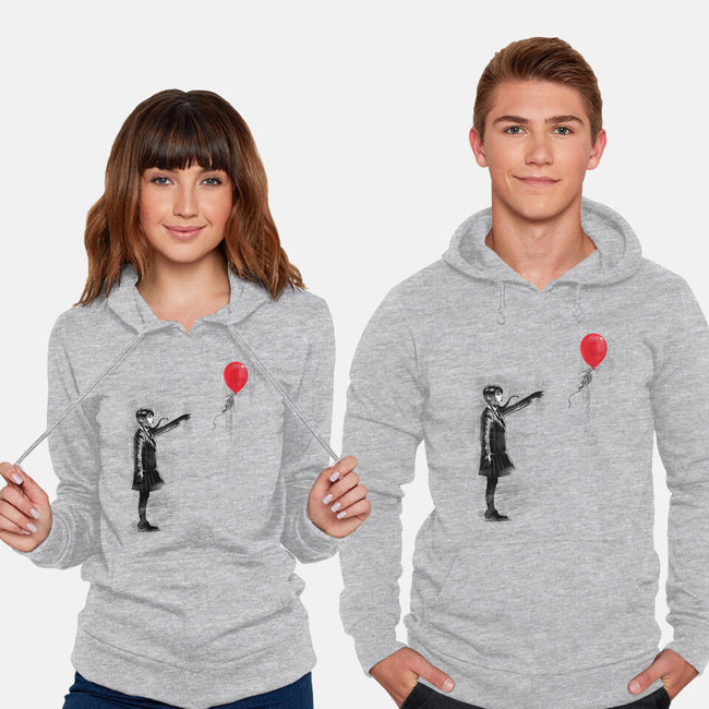 Thing With Balloon-unisex pullover sweatshirt-zascanauta