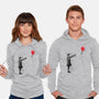 Thing With Balloon-unisex pullover sweatshirt-zascanauta