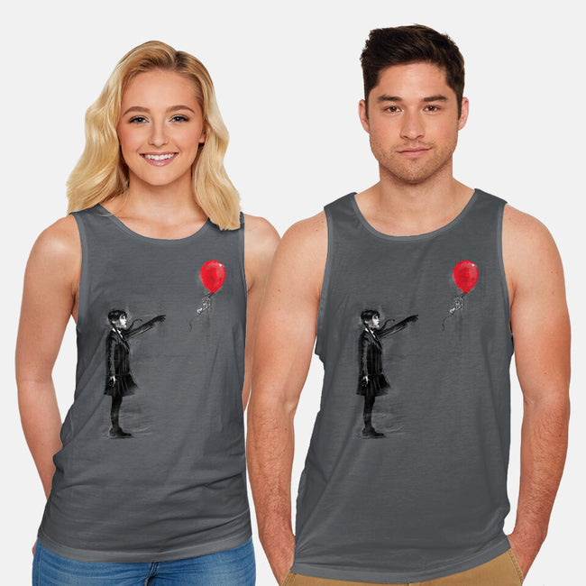 Thing With Balloon-unisex basic tank-zascanauta