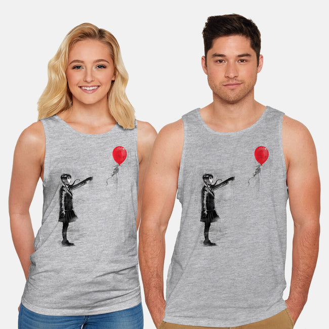 Thing With Balloon-unisex basic tank-zascanauta