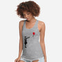 Thing With Balloon-womens racerback tank-zascanauta