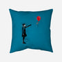 Thing With Balloon-none removable cover w insert throw pillow-zascanauta