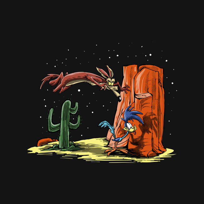 Runner And Wile E-womens basic tee-zascanauta