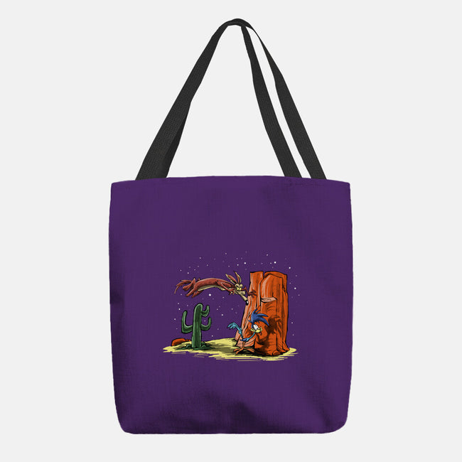 Runner And Wile E-none basic tote bag-zascanauta