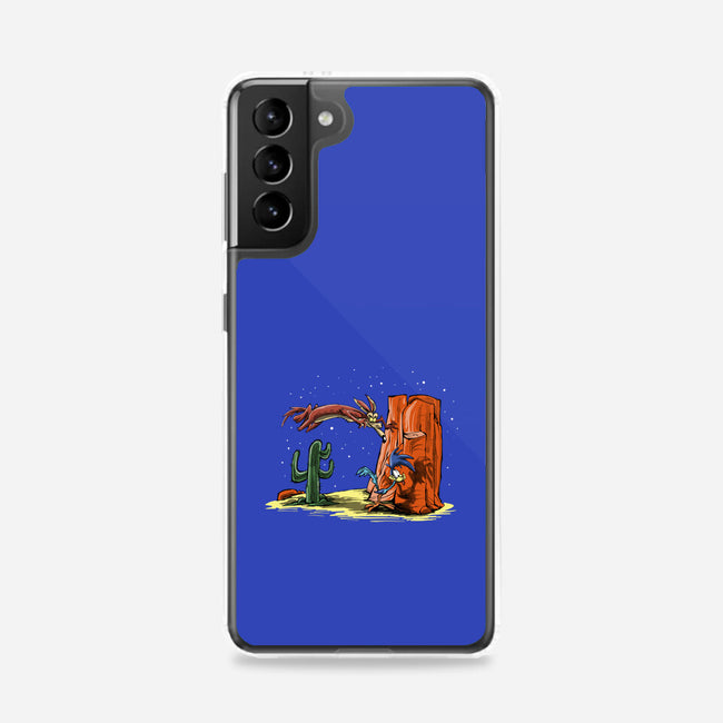 Runner And Wile E-samsung snap phone case-zascanauta