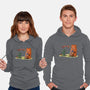 Runner And Wile E-unisex pullover sweatshirt-zascanauta