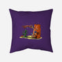 Runner And Wile E-none removable cover w insert throw pillow-zascanauta