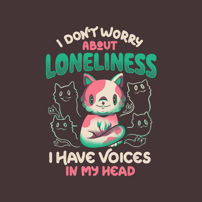 I Don't Worry About Loneliness-none removable cover w insert throw pillow-eduely