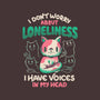 I Don't Worry About Loneliness-none removable cover w insert throw pillow-eduely