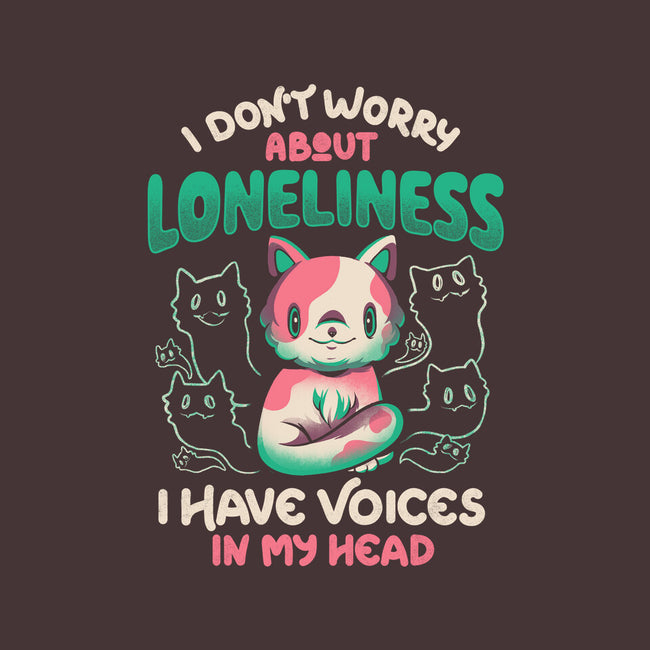 I Don't Worry About Loneliness-none polyester shower curtain-eduely
