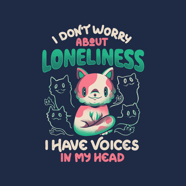 I Don't Worry About Loneliness-mens basic tee-eduely