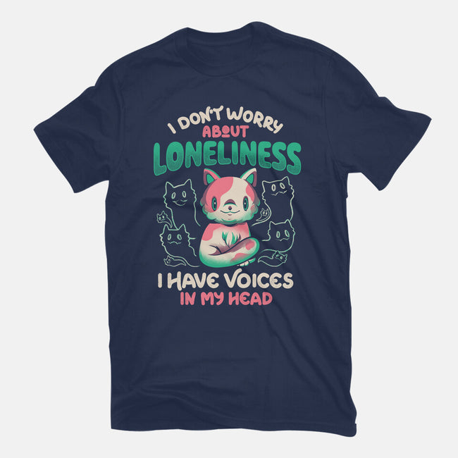 I Don't Worry About Loneliness-mens heavyweight tee-eduely