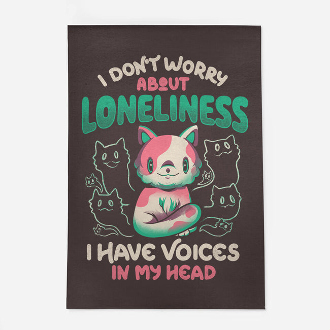 I Don't Worry About Loneliness-none indoor rug-eduely