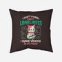 I Don't Worry About Loneliness-none removable cover w insert throw pillow-eduely