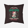 I Don't Worry About Loneliness-none removable cover throw pillow-eduely