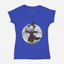 Kakashi No Kabu-womens v-neck tee-Zaia Bloom