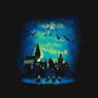 Wizard School-womens v-neck tee-dalethesk8er