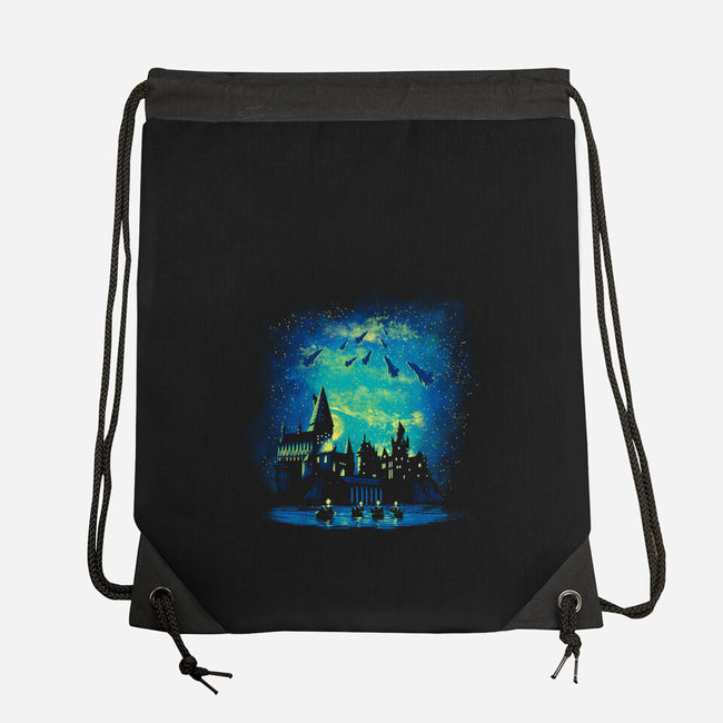 Wizard School-none drawstring bag-dalethesk8er