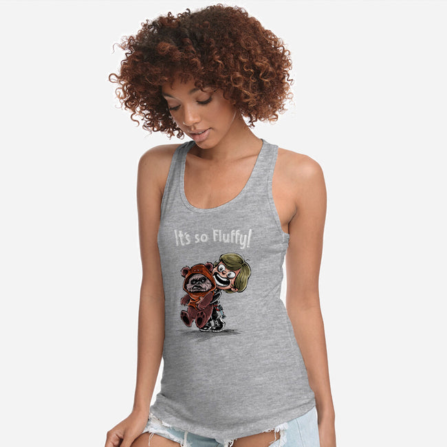 Star Fluffy-womens racerback tank-zascanauta