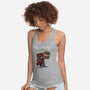 Star Fluffy-womens racerback tank-zascanauta