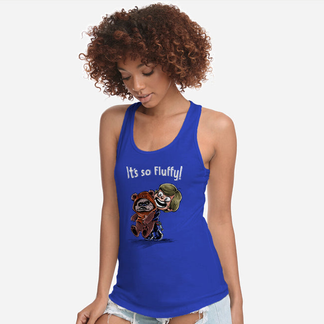 Star Fluffy-womens racerback tank-zascanauta