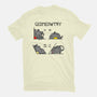 Geomeowtrical-mens basic tee-Vallina84