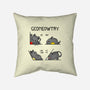 Geomeowtrical-none removable cover w insert throw pillow-Vallina84