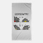 Geomeowtrical-none beach towel-Vallina84