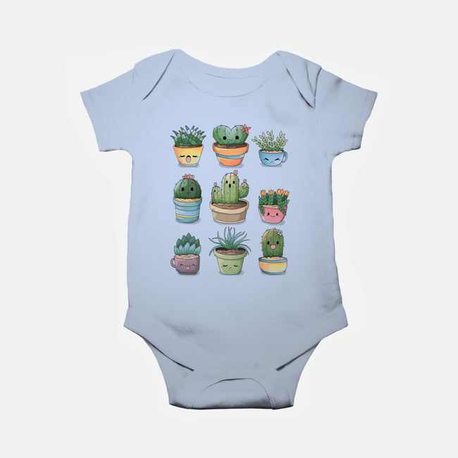 Grass Plant-baby basic onesie-Vallina84