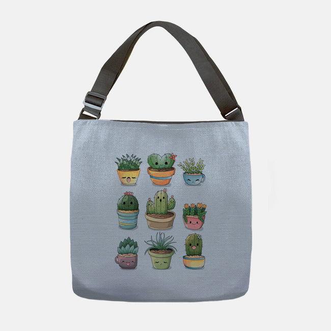 Grass Plant-none adjustable tote bag-Vallina84