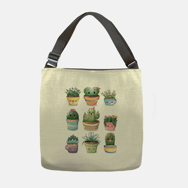 Grass Plant-none adjustable tote bag-Vallina84