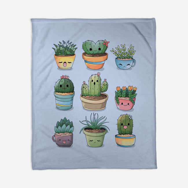 Grass Plant-none fleece blanket-Vallina84