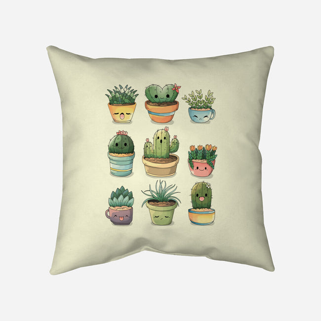 Grass Plant-none removable cover w insert throw pillow-Vallina84