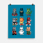 Hero Kittens-none matte poster-Vallina84