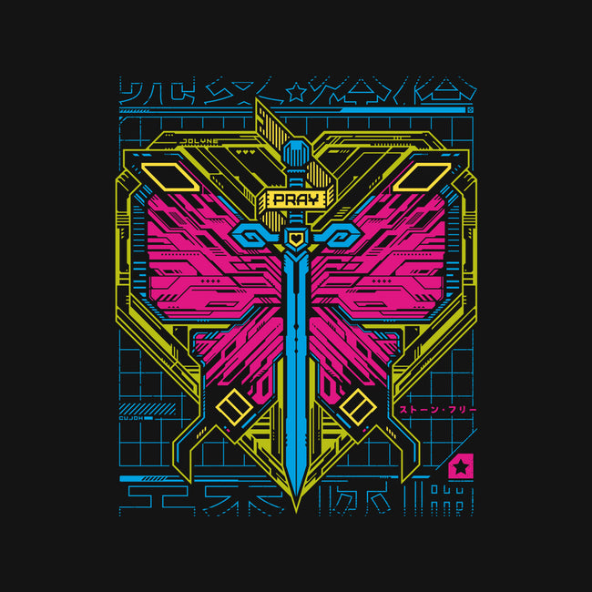 Cujoh Cyber Butterfly-none glossy sticker-StudioM6